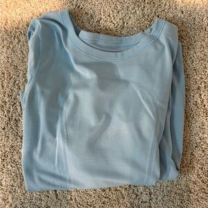 Lululemon Swiftly Longsleeve sz 6 baby blue